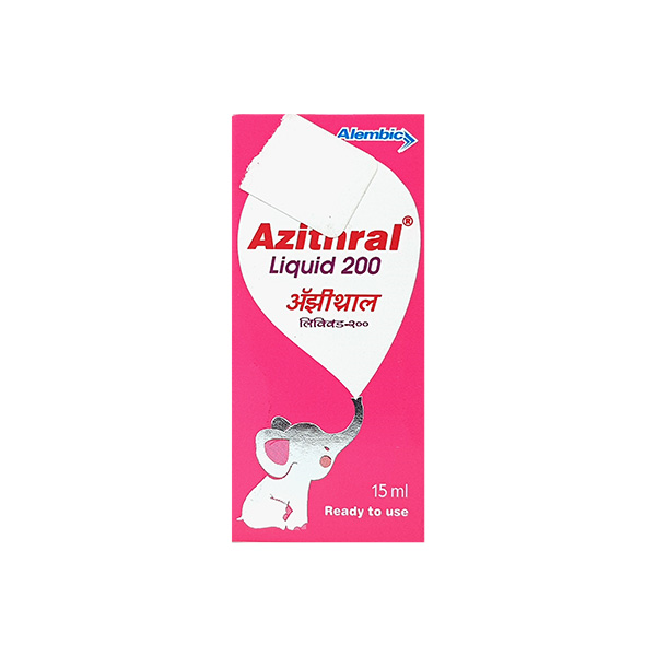 AZITHRAL 200MG LIQUID 15ML