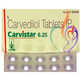 CARVISTAR 6.25MG TAB