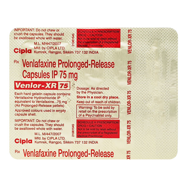 VENLOR-XR 75 CAPSULE